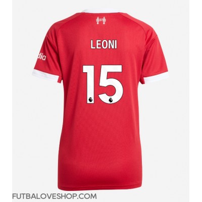 Dres Liverpool Giovanni Leoni #15 Domáci pre Ženy 2025-26 Krátky Rukáv Dres Liverpool Giovanni Leoni #15 Domáci pre Ženy 2025-26 Krátky Rukáv